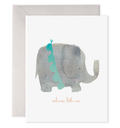 {E. Frances Paper} Welcome Little One Elephant Card