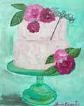 {Carpe Diem Papers} Vintage Birthday Cake Card
